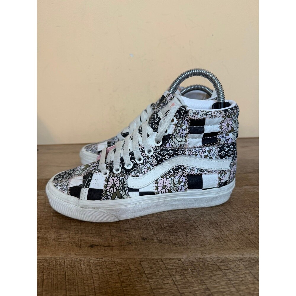 Vans Sk8-Hi Patchwork Floral Multi Marshmallow sneakers women’s size 6.5 shoes